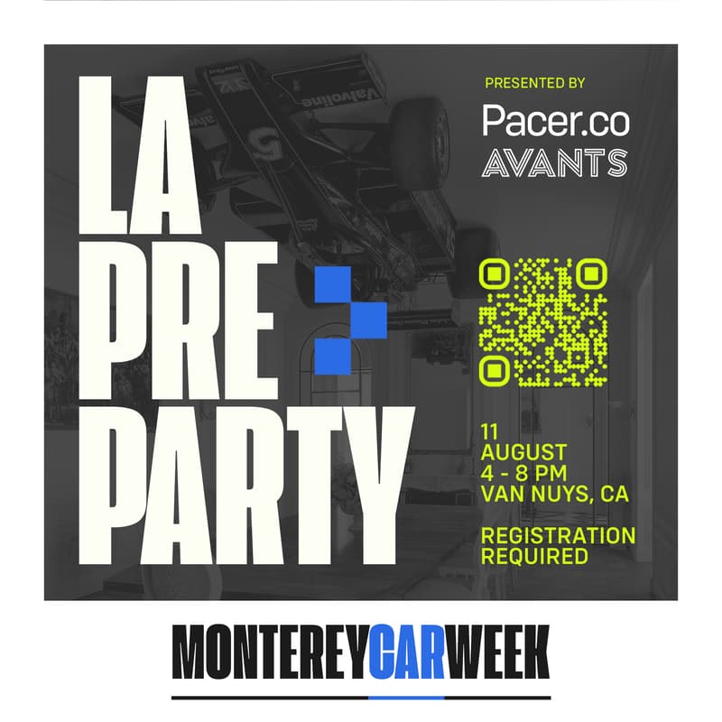 Cover Image for PRE-PARTY: Monterey Car Week (open bar!)