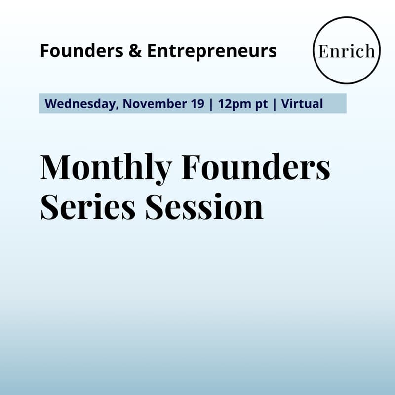 Cover Image for Monthly Founders Series Session