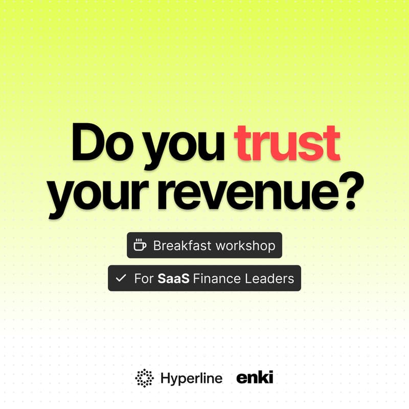 Cover Image for Do you trust your revenue? | Breakfast workshop for senior SaaS finance leaders