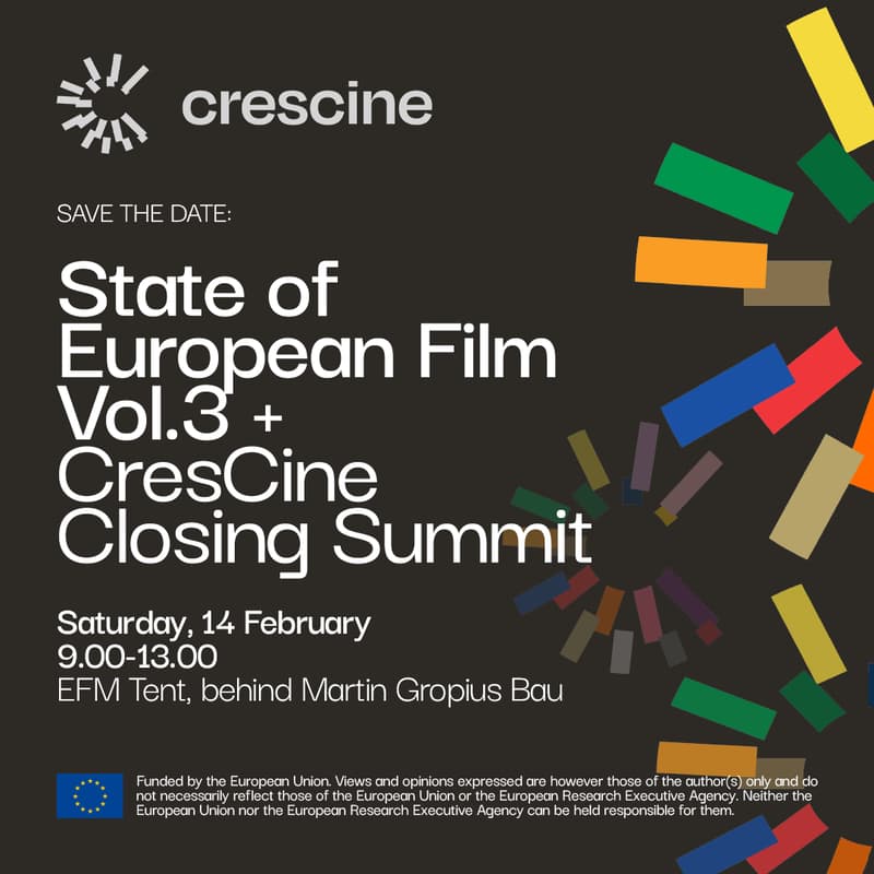 Cover Image for CresCine's Closing Summit: State of European Film 2026+ beyond @ EFM