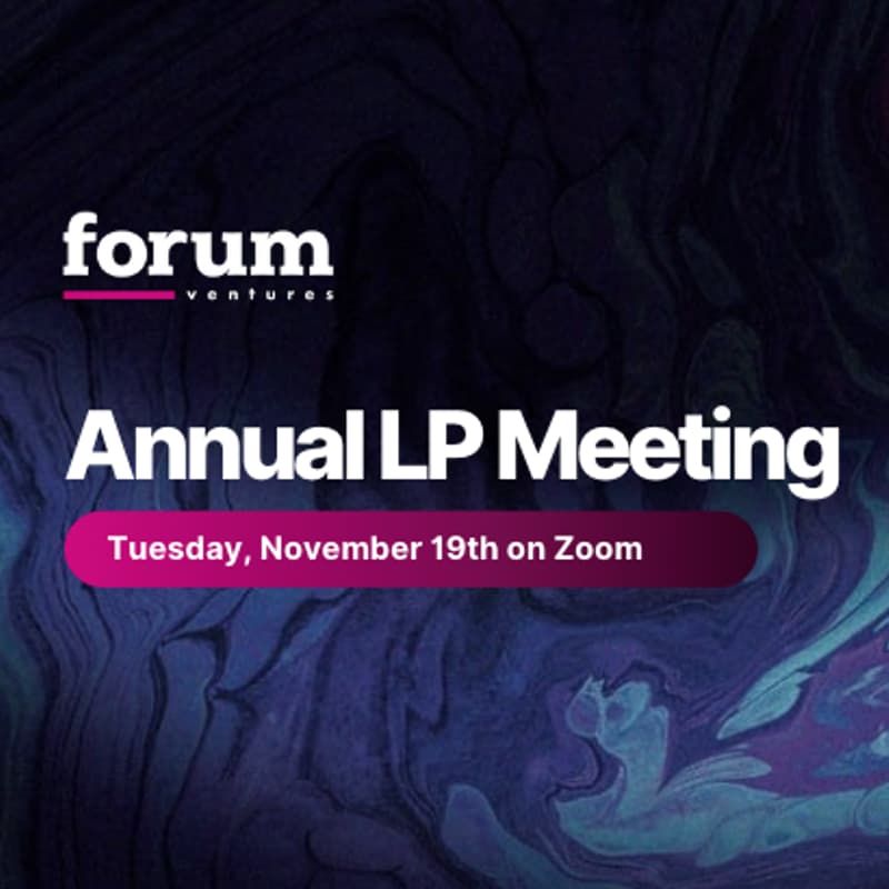 Cover Image for Forum Ventures | Annual LP Meeting