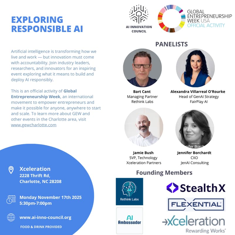Cover Image for Exploring Responsible AI (Global Entrepreneurship Week)