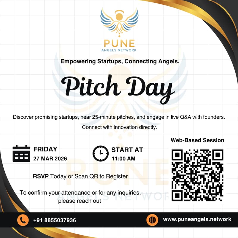 Cover Image for 17th Pitch Day - Pune Angels Network