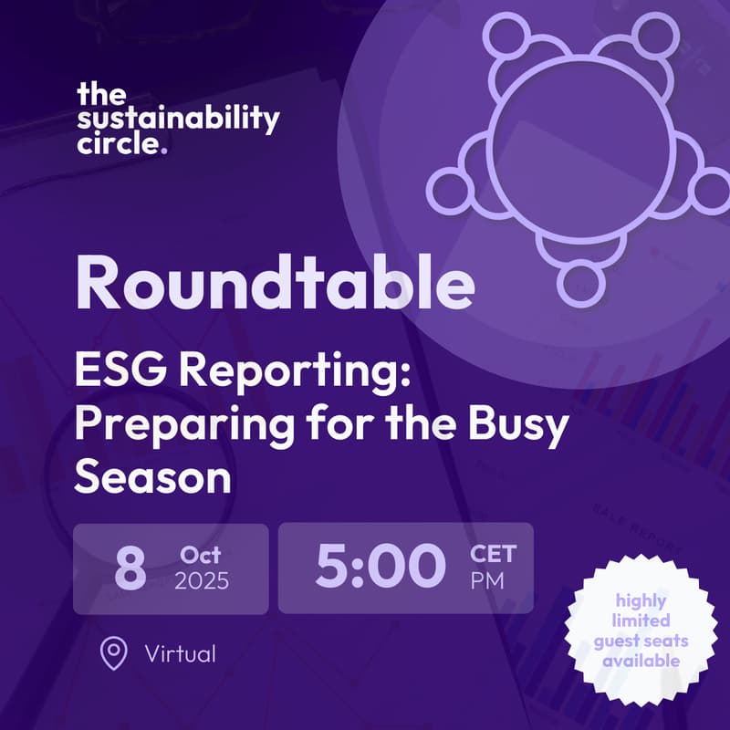 Cover Image for Roundtable | ESG Reporting: Preparing for the Busy Season