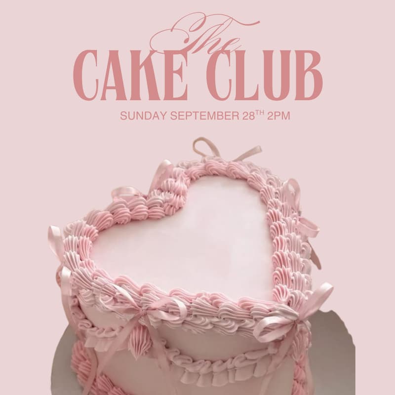 Cover Image for Heart Cake Decorating Workshop