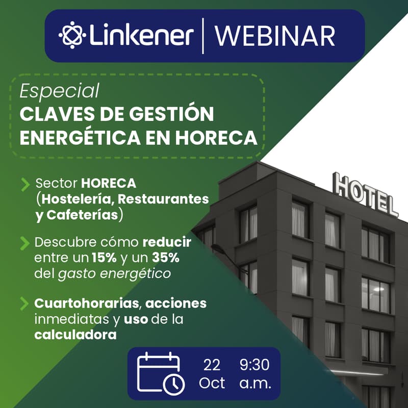 Cover Image for Linkener Webinar | Claves de gestión energética en Horeca (Hosteleria, Restaurantes y Cafeterías)