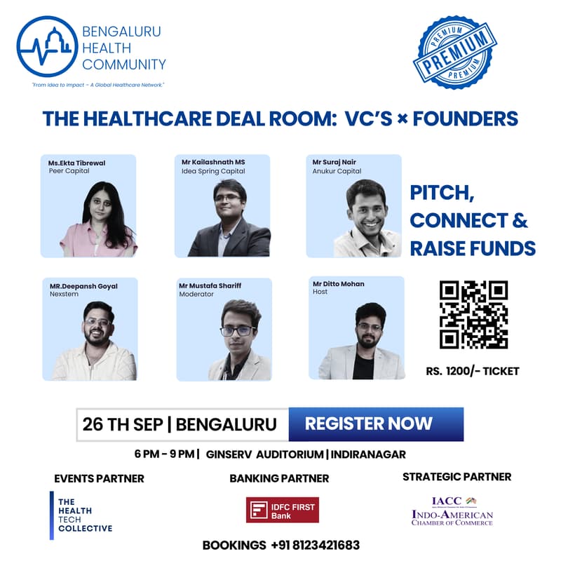 Cover Image for The Healthcare Deal Room: VCs × Founders
