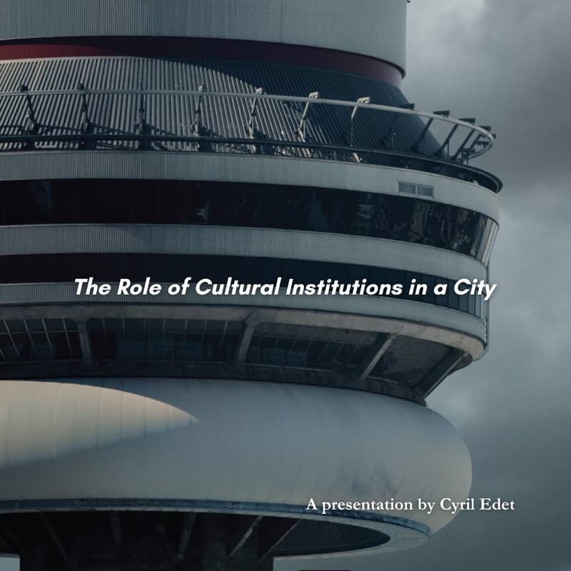 Cover Image for The Role of Cultural Institutions in a City