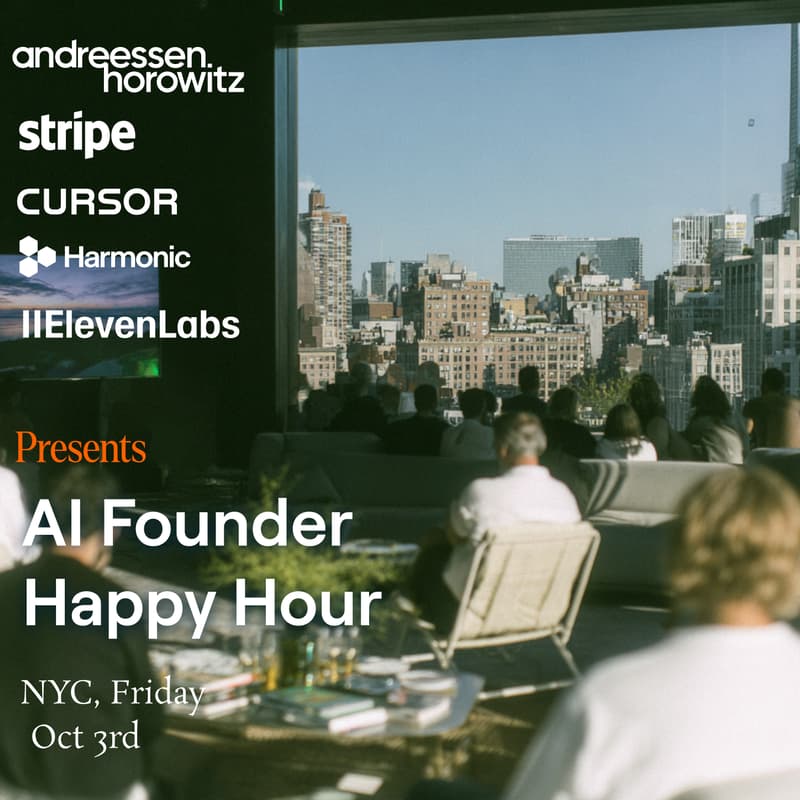 Cover Image for a16z - AI Founder Happy Hour
