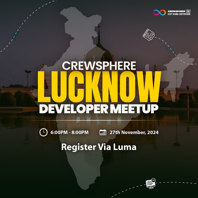 Cover Image for Crewsphere Lucknow Developer Meetup
