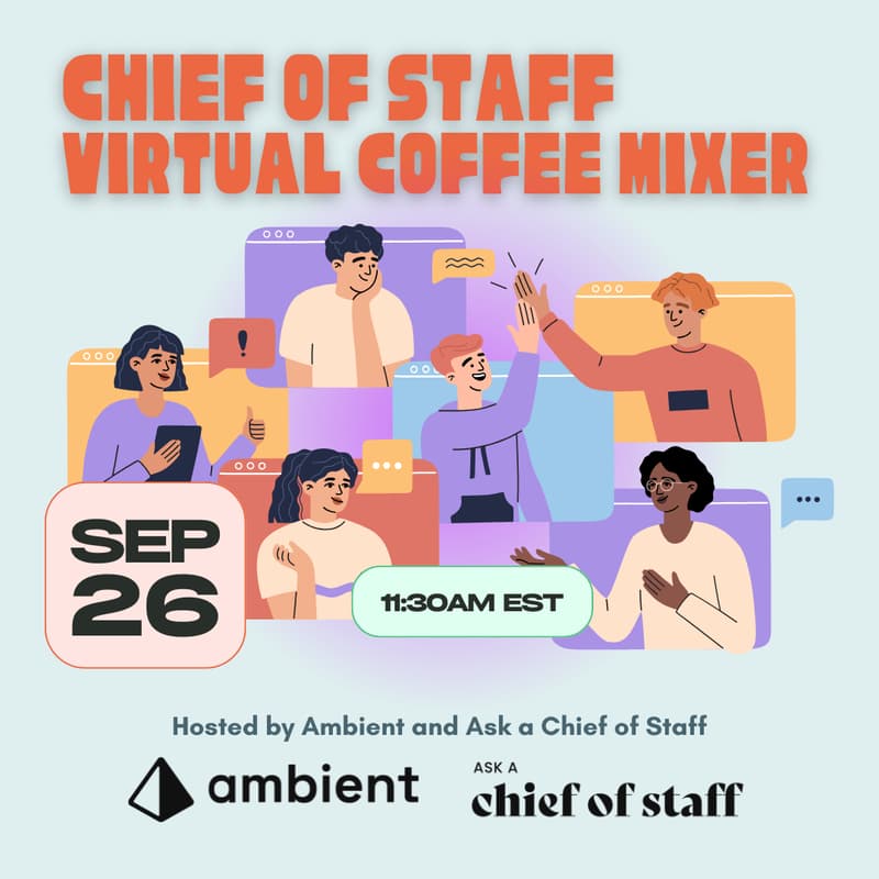 Cover Image for CoS September Virtual Coffee Mixer