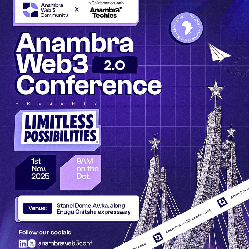 Cover Image for Anambra Web3 Conference 2.0