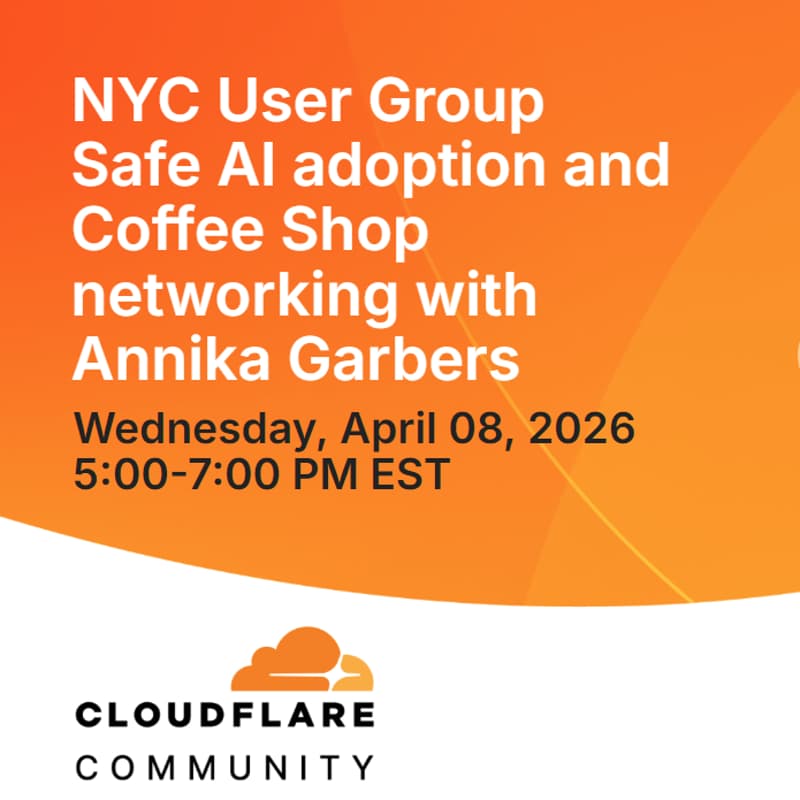 Cover Image for Cloudflare NYC: Safe AI & Modern Networking at One WTC
