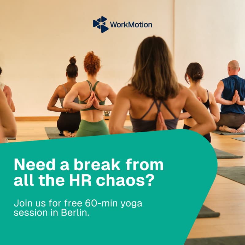 Cover Image for HR Yoga by WorkMotion – Relaxation & networking for HR professionals