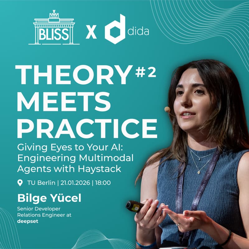 Cover Image for Theory Meets Practice #2: Giving Eyes to your AI: Engineering Multimodal Agents with Haystack