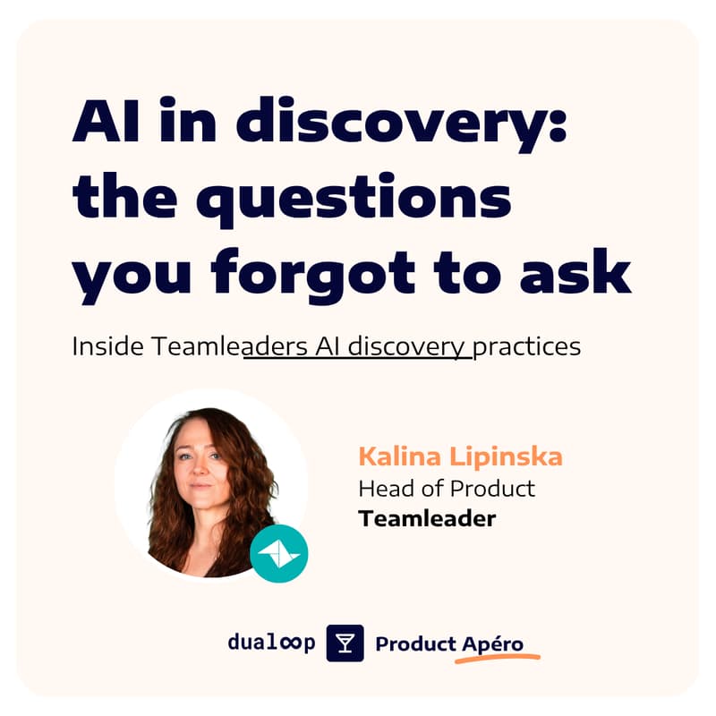 Cover Image for Product apéro ⚡️ AI in discovery: the questions you forgot to ask