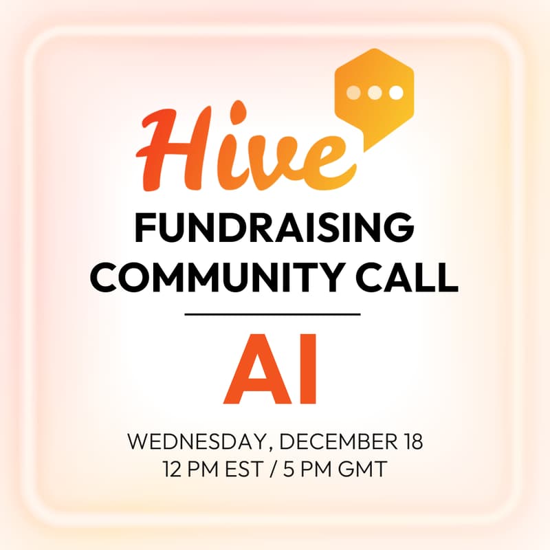 Cover Image for Hive Fundraising Community Call: AI