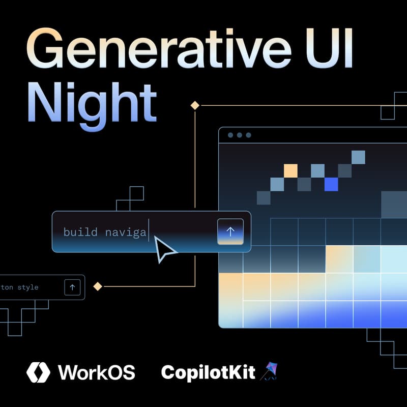 Cover Image for Generative UI Night—by WorkOS x CopilotKit