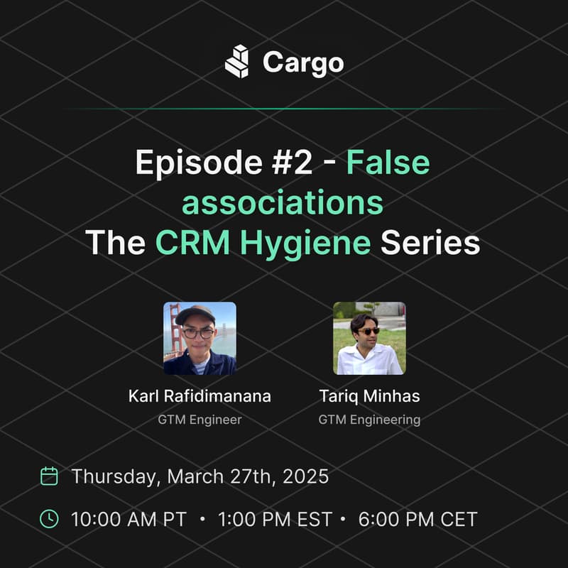 Cover Image for Episode #2 - False associations | The CRM Hygiene Series