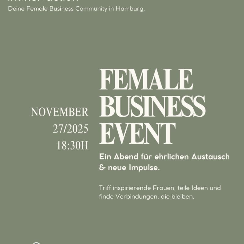 Titelbild für Female Networking Event