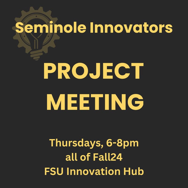 Cover Image for Seminole Innovators Project Meeting