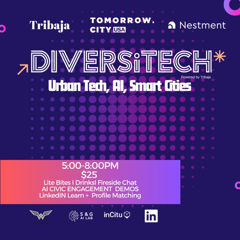 Cover Image for DiversiTech Connect: Urban Tech, Culture, & Smart Cities