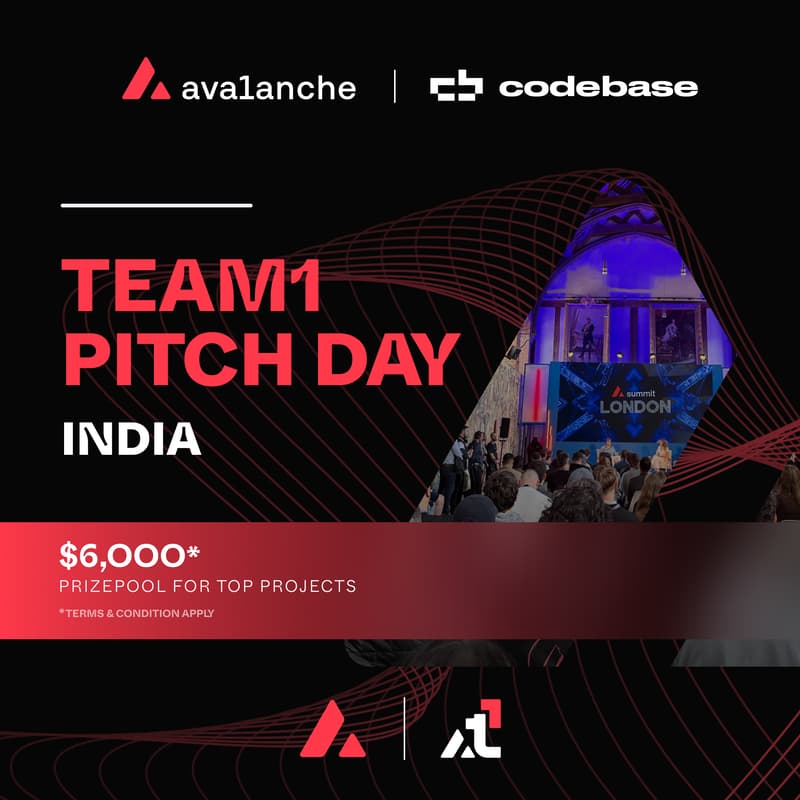 Cover Image for Team1 Pitch Day: India [Applications]