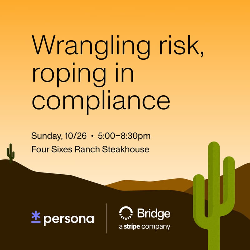 Cover Image for Wrangling Risk, Roping in Compliance with Persona, sponsored by Bridge
