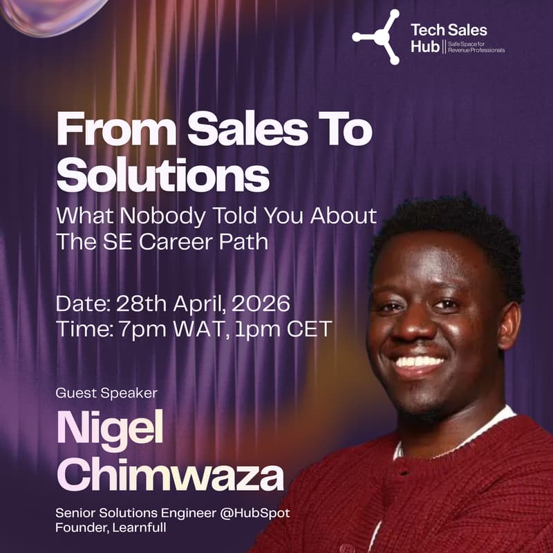 Cover Image for From Sales to Solutions: What Nobody Told You About the SE Career Path