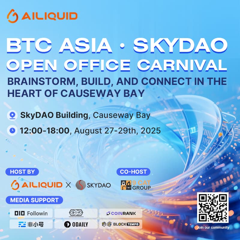 Cover Image for BTC Asia · SkyDAO Open Office Carnival