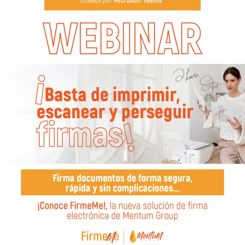 Cover Image for WEBINAR: đź“‘ Firma digital sin complicaciones: conoce FĂrmeMe en acciĂłn