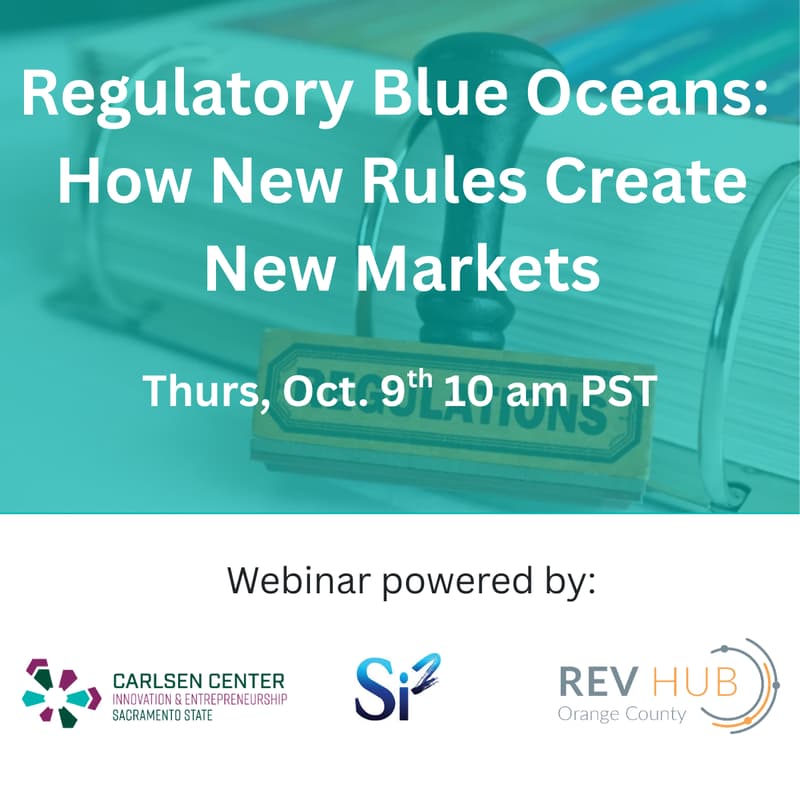 Cover Image for Regulatory Blue Oceans: How New Rules Create New Markets