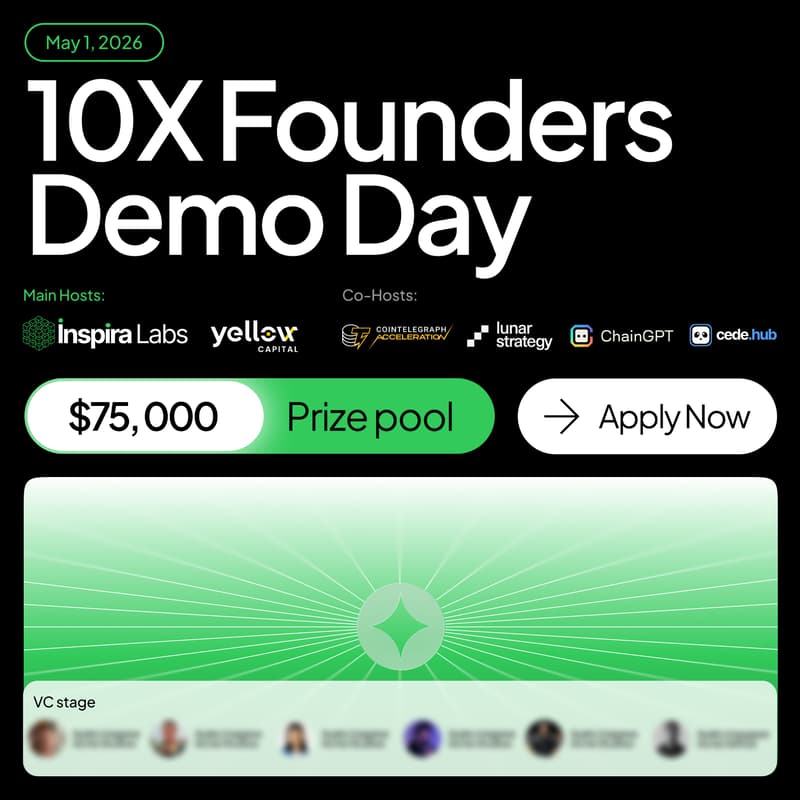 Cover Image for 10X Founders Demo Day: Inspira Labs <> Yellow Capital