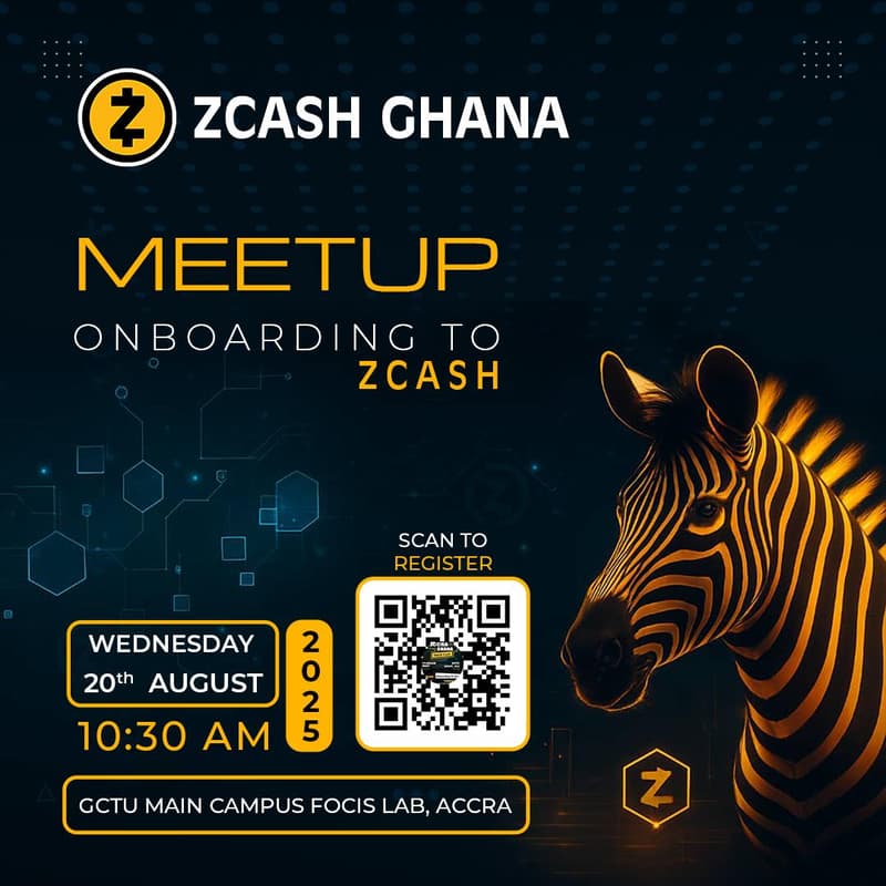 Cover Image for Accra Meetup - Onboarding To Zcash