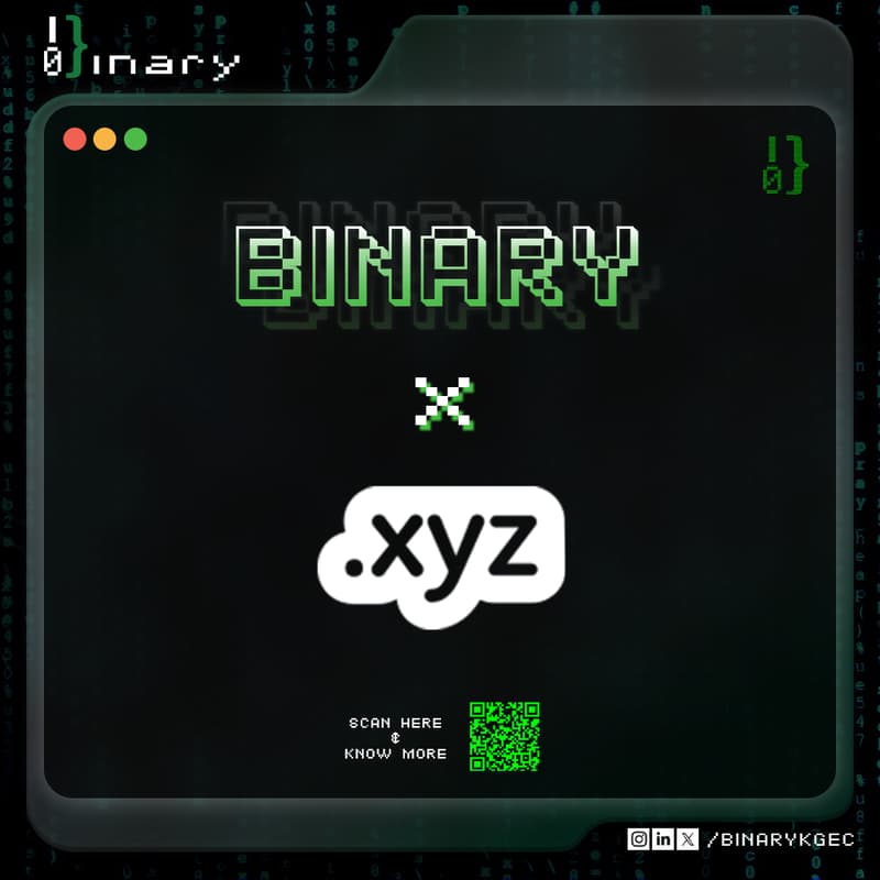 Cover Image for Claim .xyz domain x Binary
