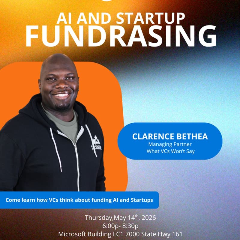 Cover Image for AI and Startup Fundraising (w/ The AI Collective - Dallas)