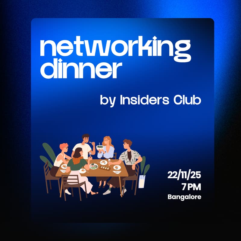 Cover Image for Insiders Networking Dinner