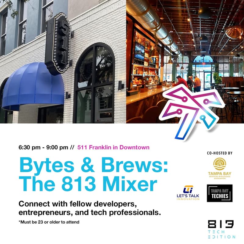Cover Image for Bytes & Brews: 813 Tech Mixer