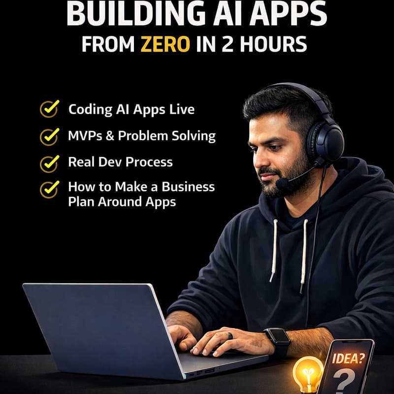 Cover Image for Vibe Coding Live: Building AI Apps From Zero in 2 Hours