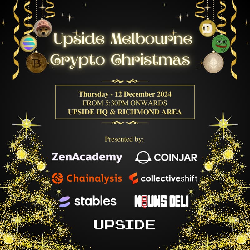 Cover Image for Upside Melbourne Crypto Christmas