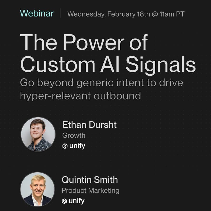 Cover Image for The Power of Custom AI Signals: Go beyond generic intent to drive hyper-relevant outbound