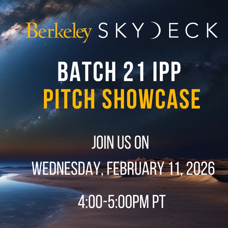 Cover Image for SkyDeck's IPP Pitch Showcase (Batch 21)