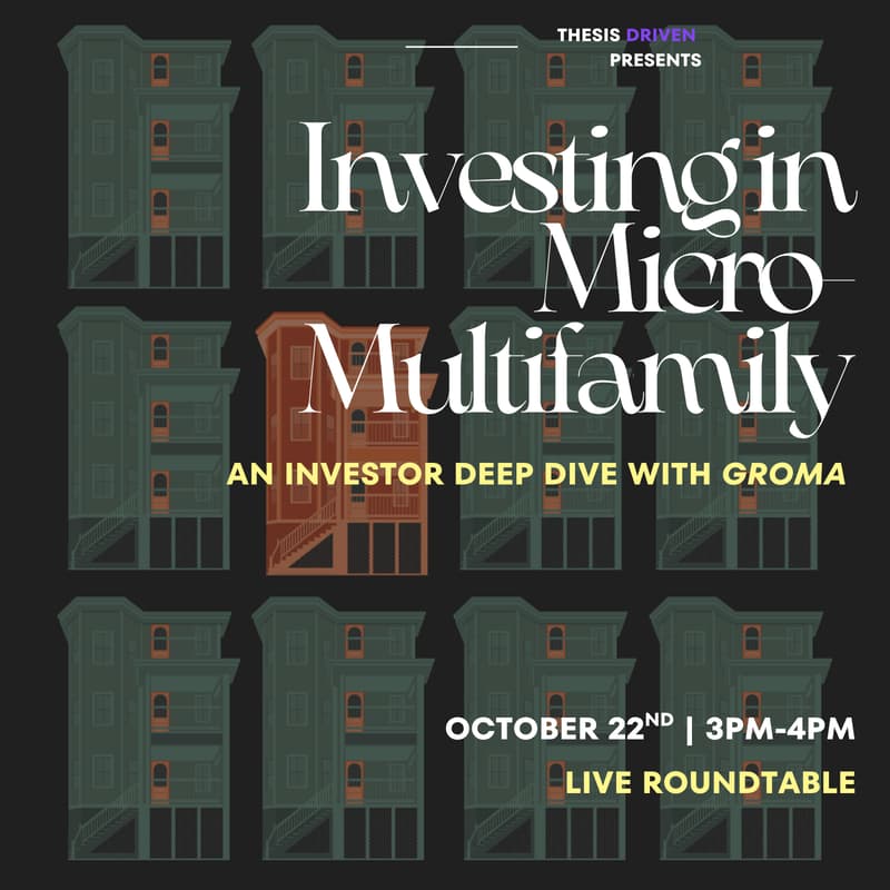 Cover Image for 🏘️ Investing in Micro-Multifamily: A Deep Dive on the Groma Real Estate Trust
