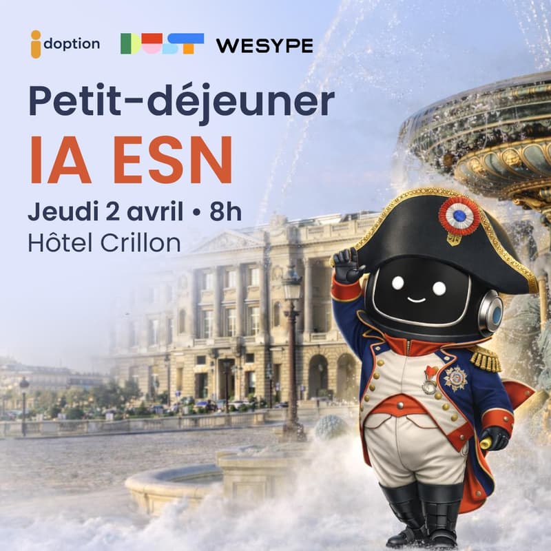 Cover Image for Ce n'est pas un poisson d'avril : l'IA transforme vraiment vos process, Rex Syxperiane & Atelier Dust , le 2 Avril 2026 (ESN only 42 places)