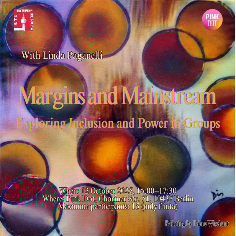 Cover Image for Workshop: Margins and Mainstream – Exploring Inclusion and Power in Groups (en)