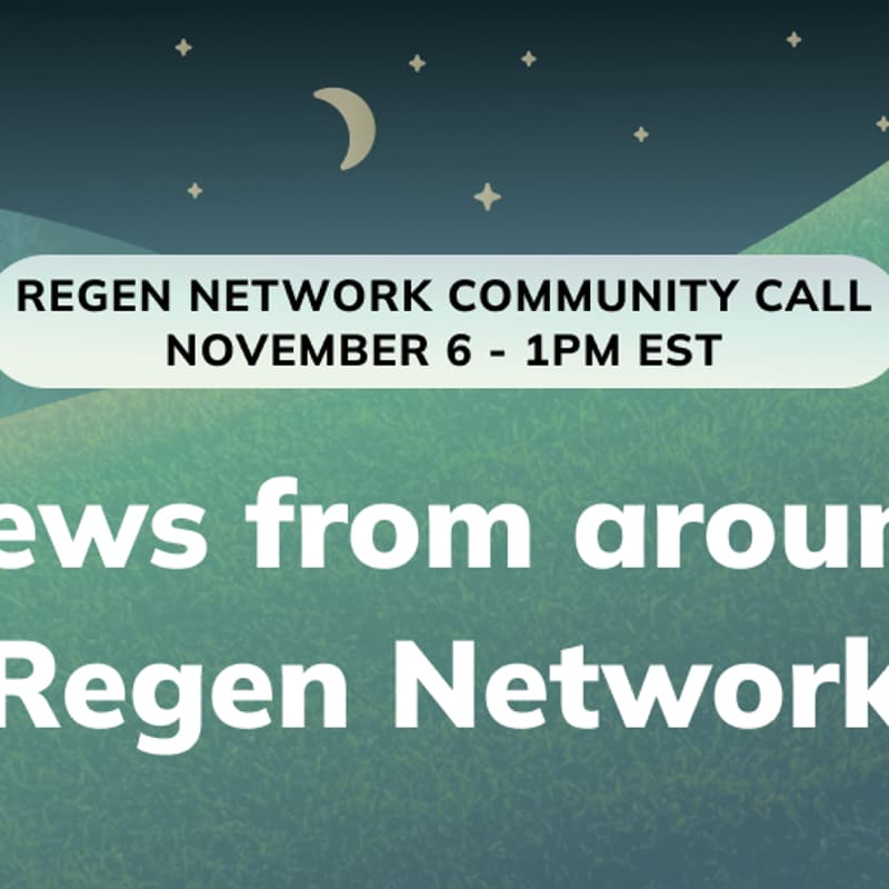 Cover Image for Regen Network November Community Call