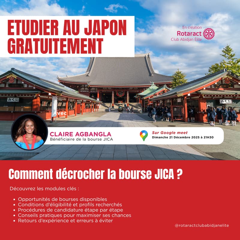 Cover Image for ConversAction (2) : "Comment décrocher une bourse de la JICA?"
