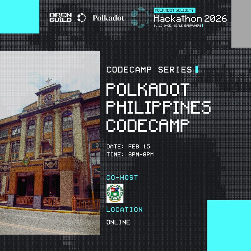 Cover Image for Polkadot Philippine CodeCamp - ONLINE