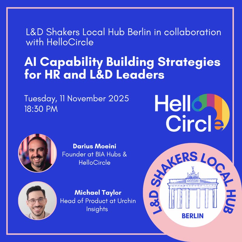 Cover Image for Berlin Local Hub: AI Capability Building Strategies for HR and L&D Leaders