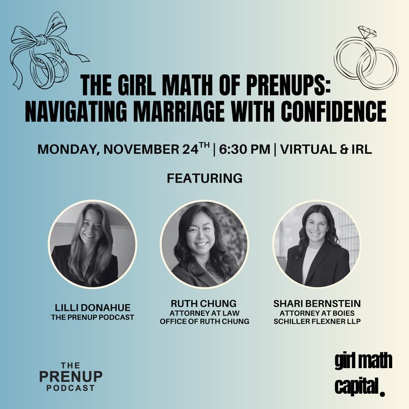 Cover Image for The Girl Math of Prenups: Navigating Marriage with Confidence